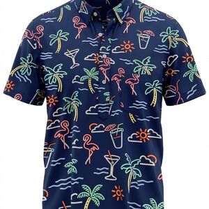 Chubbies Tropical Polo - Mens